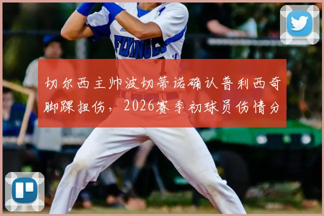 切尔西主帅波切蒂诺确认普利西奇脚踝扭伤,2026赛季初球员伤情分析与康复时间预估