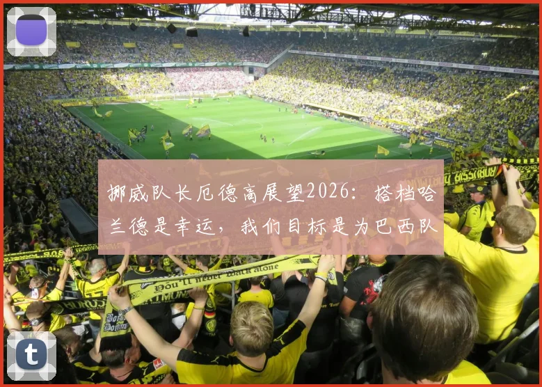 挪威队长厄德高展望2026：搭档哈兰德是幸运，我们目标是为巴西队制造困难